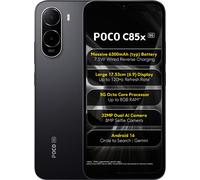 POCO C85x 5G (128 GB, 4 GB RAM, Nero) Unisoc T8300 6,9" Versione Globale.