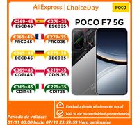 POCO F7 5G 12GB 256GB/512GB NFC Versione UE senza caricabatterie Cellulare intelligente Batteria Snapdragon 8S Gen 4 6500mAh