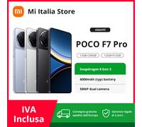 POCO F7 Pro Versione globale Smartphone 5G NFC Snapdragon ® Display AMOLED 2K da 8 Gen 3 6000 mAh 6,67".