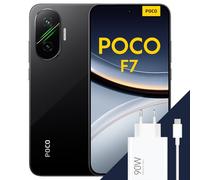 POCO F7 Smartphone, 12+512GB, Nero, Snapdragon® 8s Gen 4 Flagship, Batteria 6500mAh, Fotocamera Sony da 50MP con OIS, Display AMOLED 6.83" 1.5K 120Hz (Adattatore incluso a seconda della confezione)