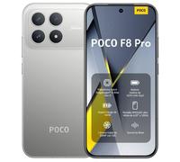 POCO F8 Pro 12GB 256GB 6.59" AMOLED 5G Dual SIM Fotocamera 50MP HyperCharge IP68 Android Argento