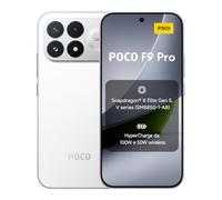 POCO F9 Pro, Smartphone 12+256GB, Bianco, Batteria 6330mAh, HyperCharge100W | Snapdragon® 8 Elite Gen 5 V Series, VisionBoost D8, Display AMOLED Ultra-luminoso da 6,59" a 185Hz, Fotocamera OIS AI 200MP