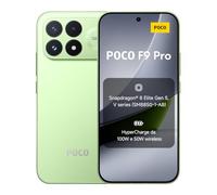 POCO F9 Pro, Smartphone 12+512GB, Verde Aurora, 6330mAh, HyperCharge 100W | Snapdragon® 8 Elite Gen 5 V Series, VisionBoost D8, Display AMOLED Ultra-luminoso da 6,59" a 185Hz, Fotocamera OIS AI 200MP