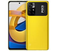 POCO M4 Pro - Smartphone 5G, 4GB RAM 64GB ROM, 6nm MediaTek Dimensity 810, 90Hz 6.6'' FHD+ Dot Display, 64MP AI Quad Camera, 5000 mAh, 33W Pro fast charging, MIUI 12.5 per POCO, Android 11 - Giallo