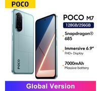 POCO M7 5G Versione globale Snapdragon ® 685 Smartphone 6,9" 144Hz FHD+ DotDisplay Fotocamera 50MP Batteria 7000mAh Xiaomi HyperOS 2 NFC 6GB 128GB Black