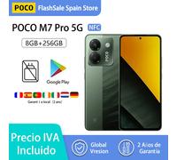 POCO M7 Pro 5G, NFC, Smartphone, Dimensity 7025-Ultra, AMOLED da 6,67'', 120 Hz, fotocamera da 50 MP, batteria da 5110 mAh Verde