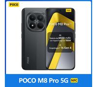 POCO M8 Pro 5G, NFC, Schermo AMOLED CrystalRes 1,5K da 6,83", Snapdragon® 7s Gen 4, Fotocamera da 50 MP, Batteria da 6500 mAh, IP68
