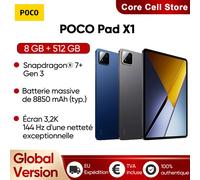 POCO Pad X1 Versione Globale, Display 11.2" 3.2K 144Hz, Snapdragon 7+ Gen 3, Batteria 8850mAh, Fotocamera 13MP, Tablet con CPU Octa-core