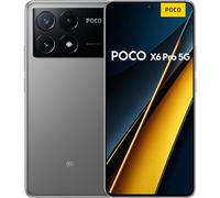 POCO X6 Pro - Smartphone 8+256GB, Schermo Amoled 6.67 120HZ 1.5K, MediaTek Dimensity 8300 Processore, Tripla fotocamera fino a 64 MP Con OIS, 5100mAh, Grigio Chiaro (Versione IT)