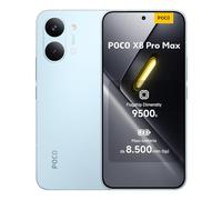 POCO X8 Pro Max, Smartphone 12+256GB, Dimensity 9500s, Batteria 8500mAh (typ), Display AMOLED ultra luminoso, Fotocamera da 50MP con OIS, Blu, Garanzia 2 anni+1 anno extra, Caricatore non incluso