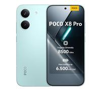 POCO X8 Pro, Smartphone 8+512GB, Dimensity 8500-Ultra, Batteria 6500mAh (typ), Display AMOLED ultra luminoso, Fotocamera 50MP con OIS, Verde, Garanzia 2 anni+1 anno extra, Caricatore non incluso