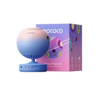 POCOCO proiettore stelle, hd star projector ricaricabile, 5K HD dischi | Galassia realistica,autonomia 6h,timer,2 dischi sostituibili, Decorazione della camera, studio e relax, per adulti e bambini