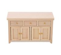 Pocoiau 1/12 Miniature Dollhouses Storage Cabinet Modello Mobili Per Decorazione E Scena Creativa Display Governo di Immagazzinaggio
