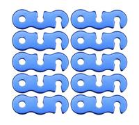 Pocoiau 10 Tenda Tenda Tensioner Stoppers da Campeggio Tange Tange Guyline Tensioner Enduring Buckles Guy Guy