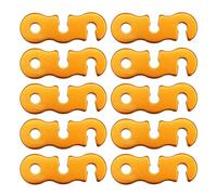 Pocoiau 10 Tenda Tenda Tensioner Stoppers da Campeggio Tange Tange Guyline Tensioner Enduring Buckles Guy Guy