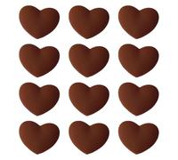 Pocoiau 12 Accessori da Tennis Smorzatore Vibrazioni Ammortizzatori per Racchetta Ammortizzatore A Forma Cuore per Racchetta in Silicone