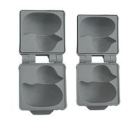 Pocoiau 2 pezzi Snow Ducks Creazione Palla di Neve Maker per Parco Backyard e Spiagge Intrattenimento Sabbia Gioco di Modanatura Accessori Inverno Divertimento Spiaggia Stampo Giocattolo