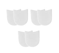 Pocoiau 3 paia di suole per la riparazione di scarpe toppe antiscivolo di ricambio per tallone per scarpe adattatore per il ripristino del tallone durevole resistente all'usura suole in gomma