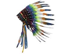 Pocoiau Amichevole copricapo piume Copricapo da festival Accessori per costumi Ottimo per occasioni festive Copricapo piume