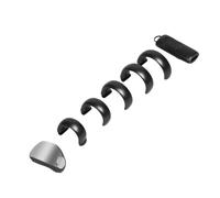 Pocoiau Anello del visualizzatore digitale, anelli di conteggio intelligenti del display digitale con la dimensione senza fili del caricatore 5 regolabile, Approx.16mm/18mm/20mm/22mm/24mm, plastica