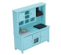 Pocoiau Arredamento per Case delle Bambole Lavello Modello Scena Set per Soggiorno Decorazione della Cucina Armadi Decorazioni in Miniatura Artigianali Mobili da Cucina in Miniatura