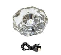 Pocoiau Banco di mostra multifunzionale del LED che fornisce effetti di luce e di colore per la vetrina sicura degli oggetti decorativi delicati Accessori di illuminazione della cena romantica