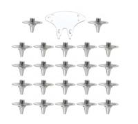 Pocoiau Borchie per scarpe da cricket compatte e antiscivolo, sostitutive universali, punte da cricket, accessori per scarpe, per un'installazione rapida, punte da cricket avvitate con chiave