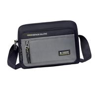 Pocoiau Borsa a tracolla compatta multi tasca leggera design Oxford borsa a tracolla perfetta per viaggiatori organizzazione di archiviazione borse messaggeri da uomo, grigio, One Size