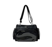 Pocoiau Borsa a tracolla per studenti casual con tracolla regolabile Scomparti spaziosi Zaino per la scuola Borse a tracolla in PU per donna Borsa a tracolla in pelle PU per amanti degli anime