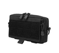 Pocoiau Borsa da esterno multiuso con tasca frontale e fascia elastica con tasca a rete nella sezione principale per custodia da viaggio organizzata