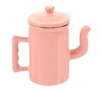 Pocoiau Case delle Bambole in 1/12 Macchina per caffè in Metallo Parte Superiore Incernierata Utensili da Cucina in Miniatura retrò Oggetti Scena Decorativi in Metallo caffè in Miniatura in