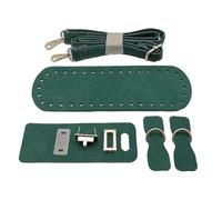 Pocoiau Crossbody Purse Sewing Set with Pre Measured PU Leather Craft Accessories Portable Bag Making Tool for Women and Girls Handmade Bag Sewing Kit