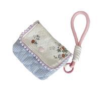 Pocoiau Custodia per fotocamera portatile in cotone con interno morbido portamonete sacchetti di stoccaggio cambiamento organizzato per resistenza ai graffi Custodia floreale per fotocamera, Colore 6