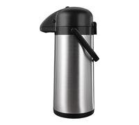 Pocoiau Distributore di acqua calda con pulsante a pressione, struttura antiruggine, isolamento permanente, uso sicuro, grande capacità di 3 litri, per la famiglia, facile e pulito