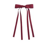 Pocoiau Fermaglio per capelli alla moda per donne e ragazze, con fiocco, fermagli per capelli dolci da donna, con fiocchi lunghi
