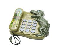 Pocoiau Giocattolo Narratore Dinosauri dei Cartoni Animati per L'apprendimento della Prima Infanzia Sicurezza Costruzione in Plastica Giochi Sviluppo Linguistico Giocattolo Vocale Dinosauro per I