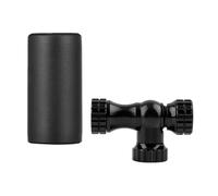 Pocoiau Gonfiatore per pneumatici per biciclette Pompe per pneumatici per ciclismo Valvole Pompe a cartuccia per bici da ciclismo Cartuccia CO2 Testina gonfiaggio per CO2 per biciclette Valvole per