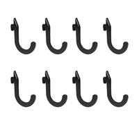 Pocoiau High Strength J Hook for Power Rack 100kg Capacity Tool Installation Home Fitness Quick Install Fitness J Hook