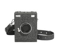 Pocoiau Organized Camera Shoulder Bag Retro Styles Shell Shape Crossbody Bag with Adjustable Strap for Daily Essential Camera Bag