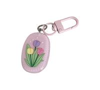 Pocoiau Portachiavi A Forma Ovale Artistico Accessorio Realizzato In Resina Compagno Stile Versatile Perfetto Per Regalare Amori Fascino Stagionale Portachiavi Floreale Primaverile Estivo