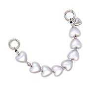 Pocoiau Portachiavi Con Ciondolo A Cuore A Strati Contemporanei Design Portatile A Doppio Gancio Sicuro Per I Del Telefono Organizzazione Gioielli Accessorio Portachiavi A Cuore Doppio