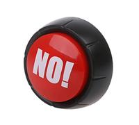 Pocoiau Press Red No Button Sounding Toy for W/ 10 Random Sounds Sensory Fidget Novelty Gag for Kids OCD Stress Release Party Pr Novelty Big Red No Button