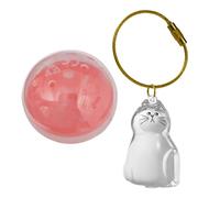 Pocoiau Raccoglitore portatile per peli di animali domestici, da appendere, design a forma di gattino, per proprietari di gatti, capelli facili, See product size diagram, Plastica