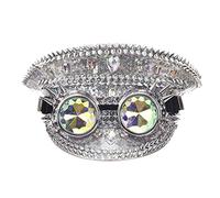 Pocoiau Rivetto borchiato Steampunk Cappello Moda Festa Adulto Flat Top Cap Musica Festival Stage Nightclub Copricapo Unisex Party