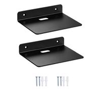 Pocoiau Scaffale moderno per piante da parete Display multiuso in acrilico trasparente per la decorazione ' ufficio domestico Staffa robusta Supporto per piante da parete trasparente