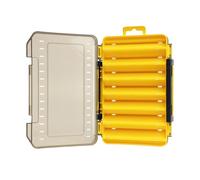 Pocoiau Scatola per attrezzatura da pesca, scatola di immagazzinaggio multi scomparto visibile, doppia esca laterale, contenitore per ami