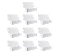 Pocoiau Scatola Porta Carte Densa per Layout Gioco Scambio Artefatti con Scatola Porta Carte da Collezione in Sostanza Carta Bianca