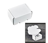 Pocoiau Scatola Porta Carte Densa per Layout Gioco Scambio Artefatti con Scatola Porta Carte da Collezione in Sostanza Carta Bianca