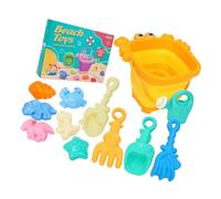 Pocoiau Set Pale da Giardino per Bambini All'aperto con Sabbia Set Strumenti da Gioco con Stampo Secchio Sandbox Spiaggia E Cortile attività Divertenti Kit Costruzione