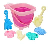 Pocoiau Set Pale da Giardino per Bambini All'aperto con Sabbia Set Strumenti da Gioco con Stampo Secchio Sandbox Spiaggia E Cortile attività Divertenti Kit Costruzione